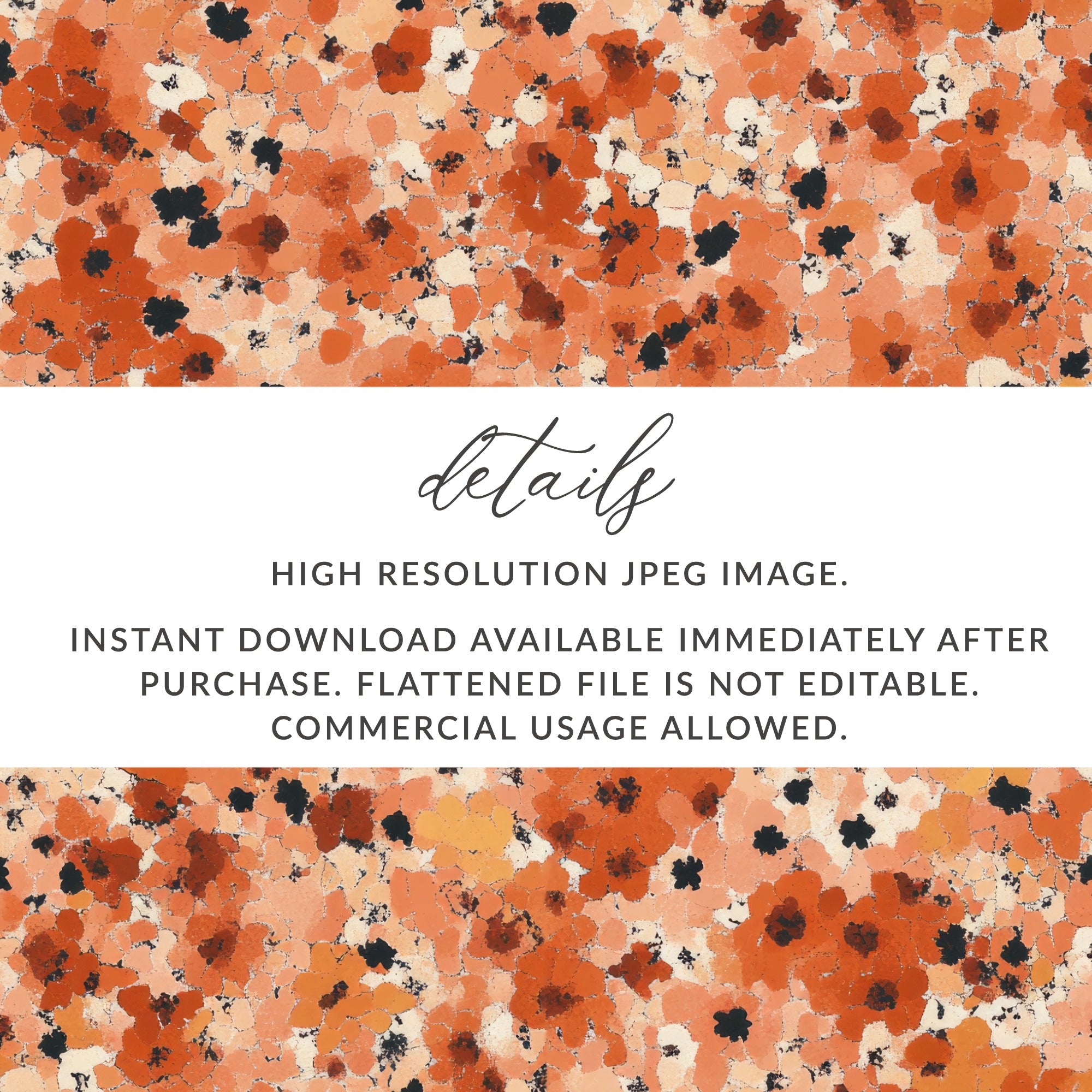 High Resolution Abstract Floral Pattern JPEG Image