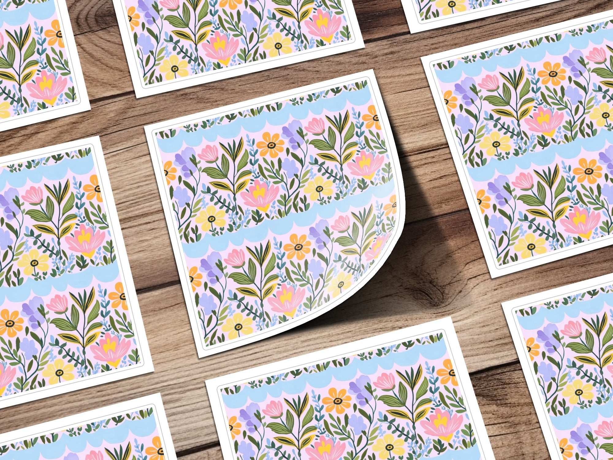 Colorful Floral Pattern Spring Garden Decoration