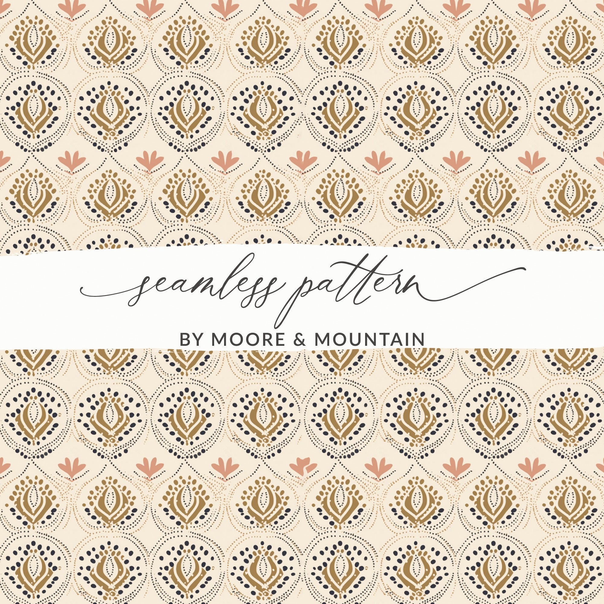 Seamless Pattern by Moore & Mountain Pattern Design