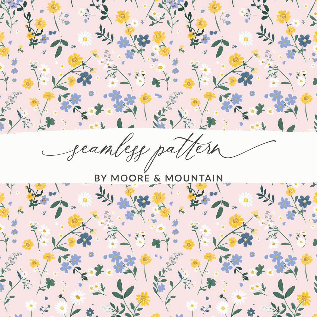 Seamless Pattern by Moore & Mountain floral design