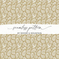 Seamless Paisley Pattern by Moore & Mountain Design