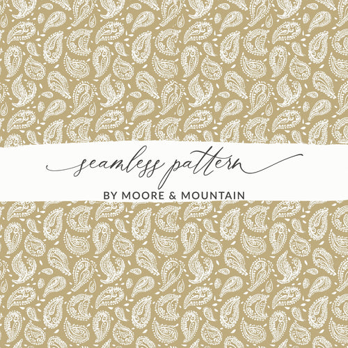 Seamless Paisley Pattern by Moore & Mountain Design