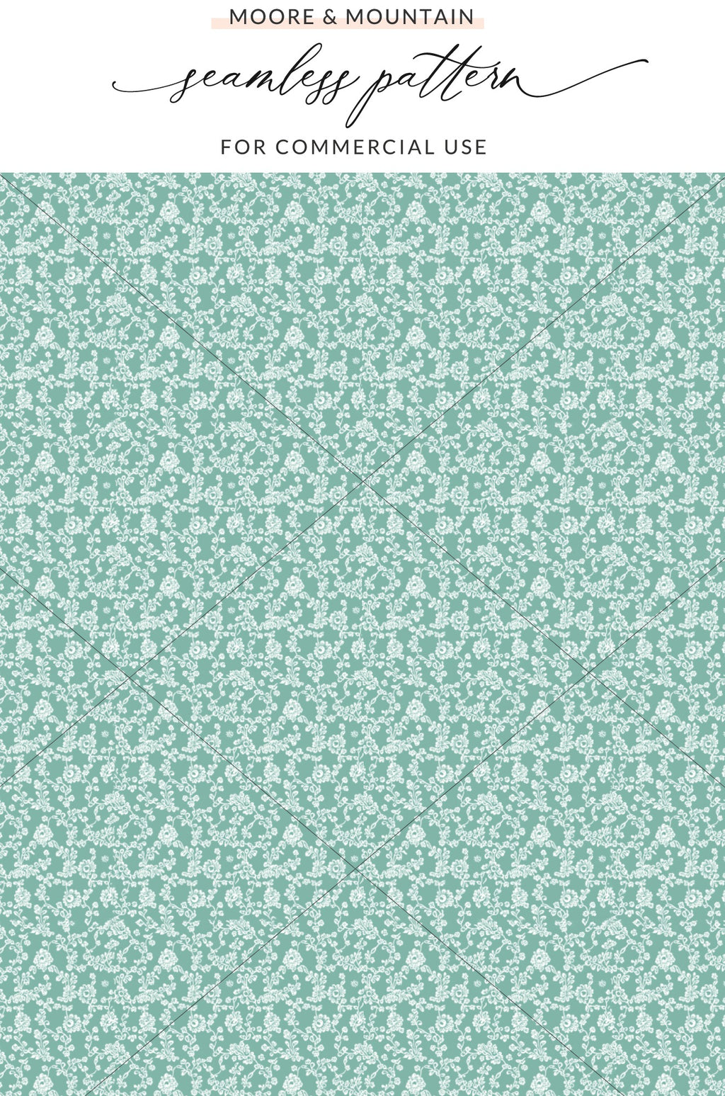 Elegant Floral Seamless Pattern for Commercial Use