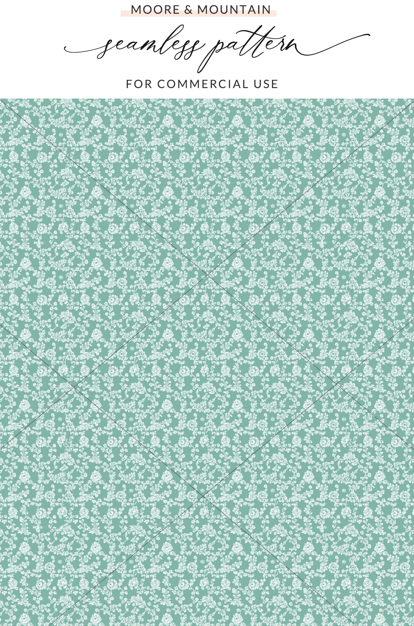 Elegant Floral Seamless Pattern for Commercial Use