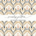 Elegant Paisley and Floral Seamless Pattern Design