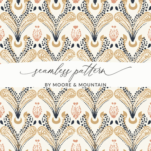 Elegant Paisley and Floral Seamless Pattern Design