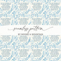 Seamless Pattern Be Strong Courageous Cross Design product type