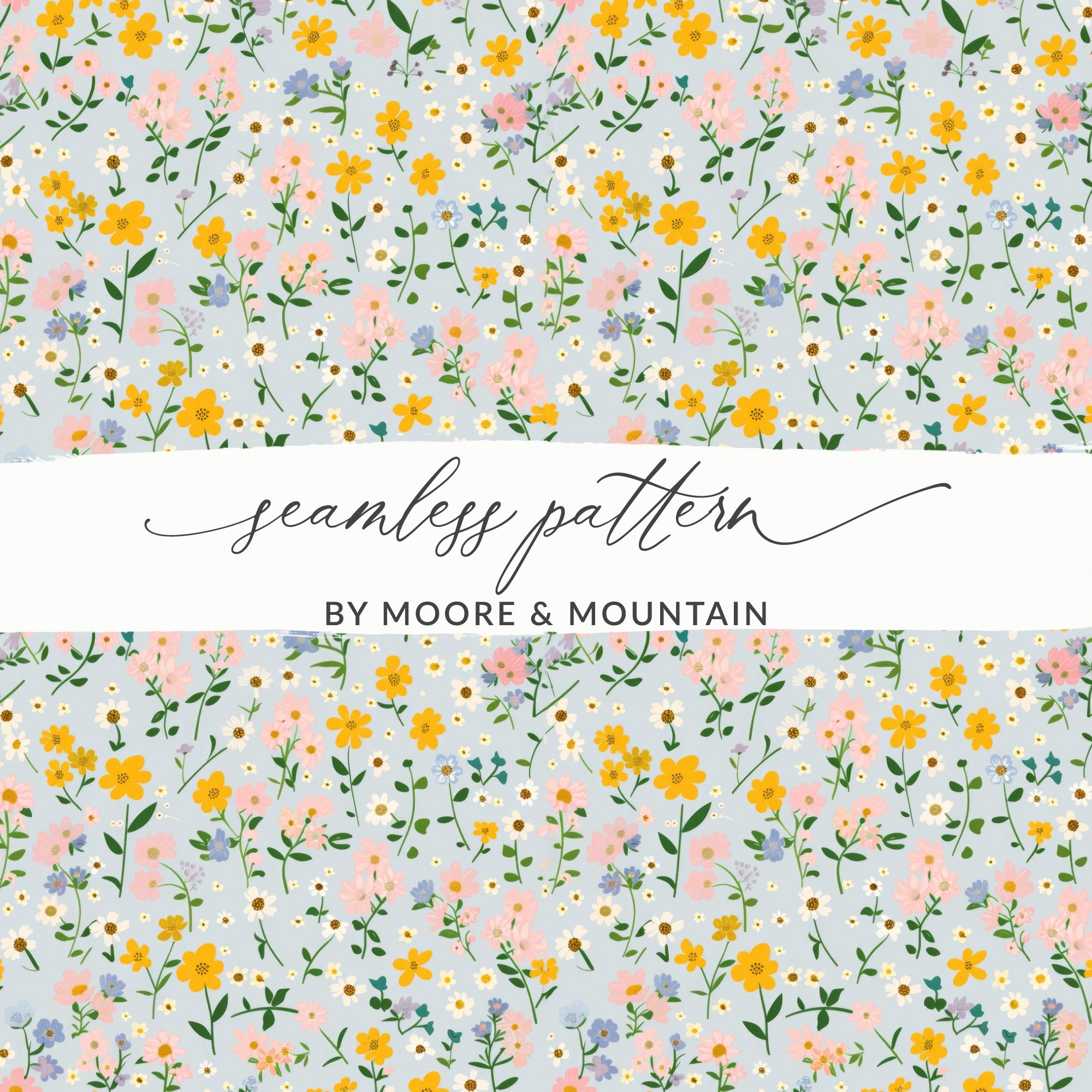 Seamless Pattern by Moore & Mountain Floral Design