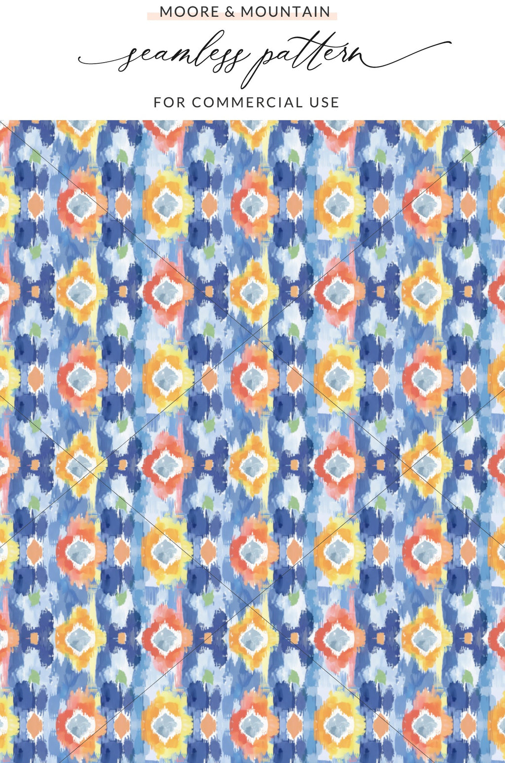 Colorful Seamless Pattern for Commercial Use