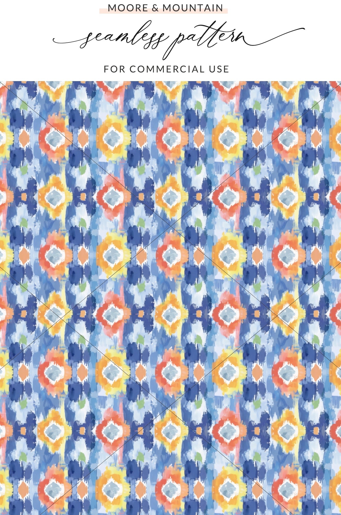 Colorful Seamless Pattern for Commercial Use