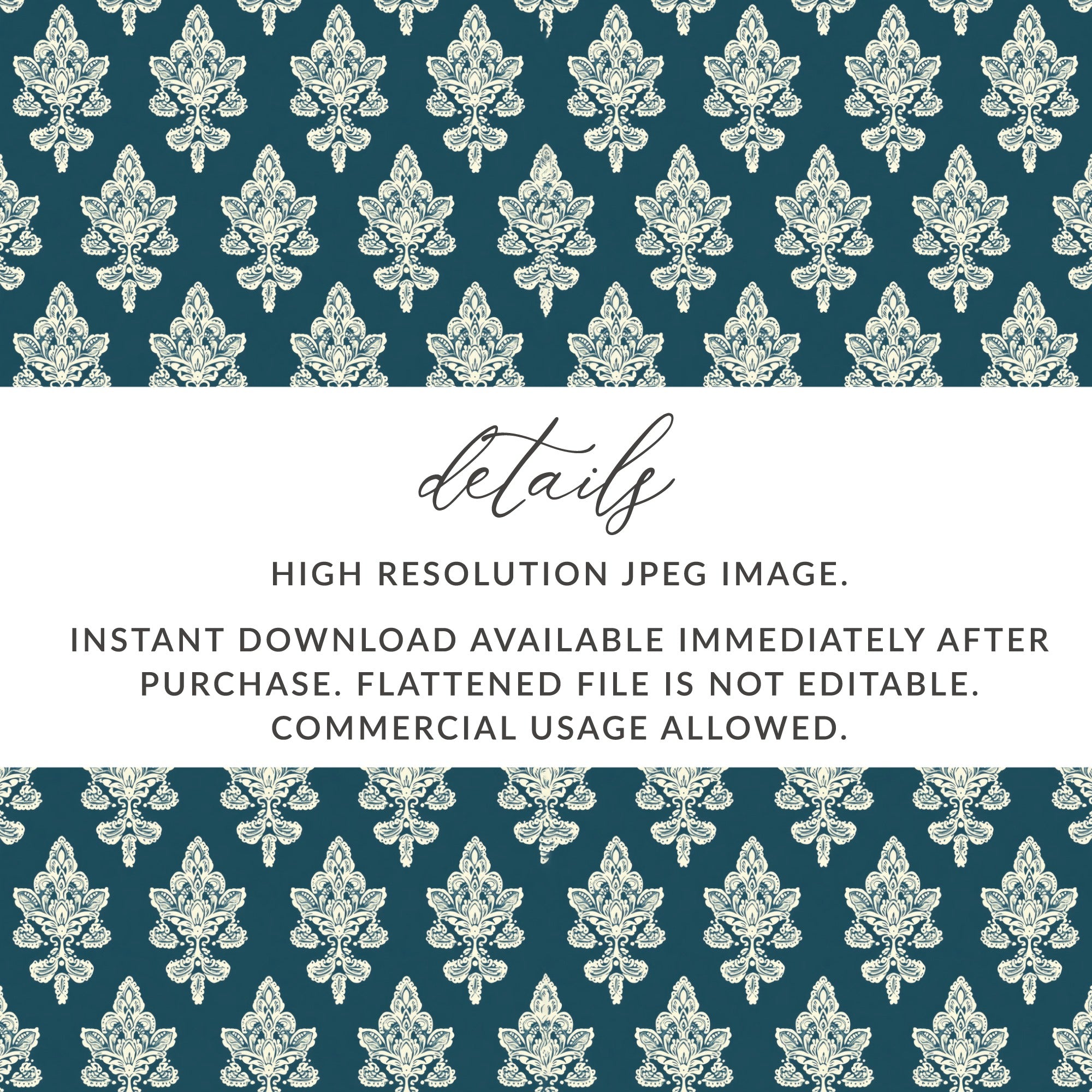 High Resolution JPEG Image Instant Download Design