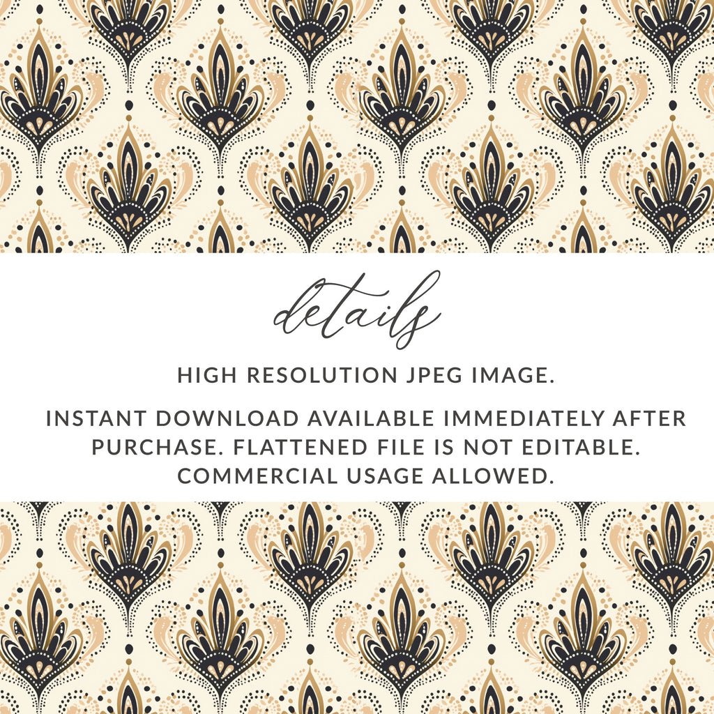 High Resolution Instant Download Ornate Pattern Design