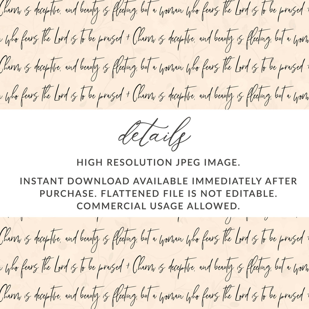 High Resolution JPEG Image with Instant Download Option