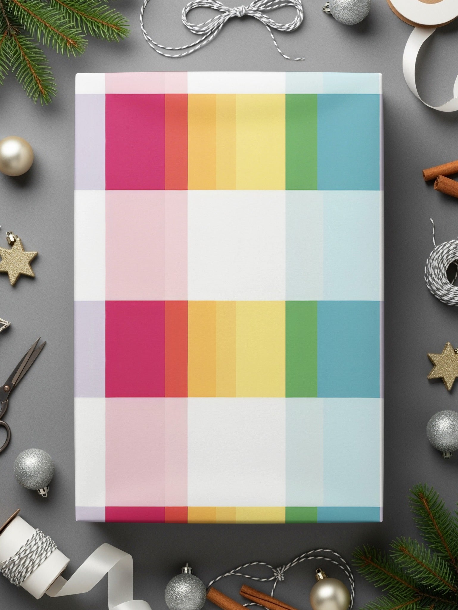 Colorful Striped Gift Wrapping Paper for All Occasions