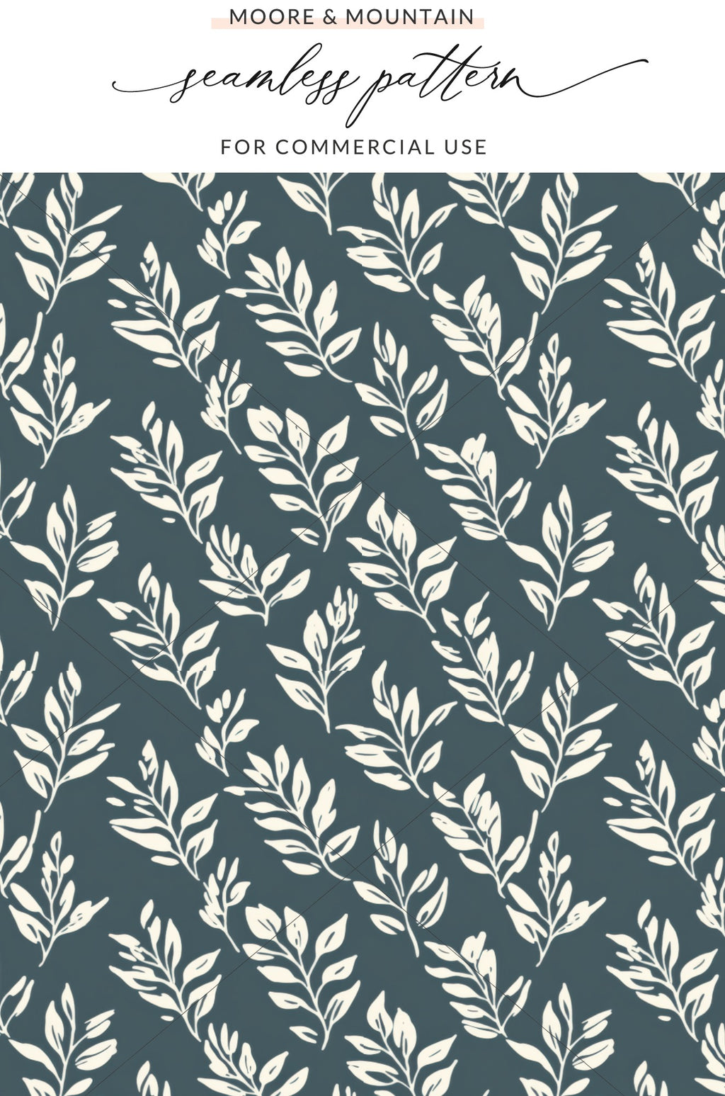 Elegant Floral Seamless Pattern for Commercial Use