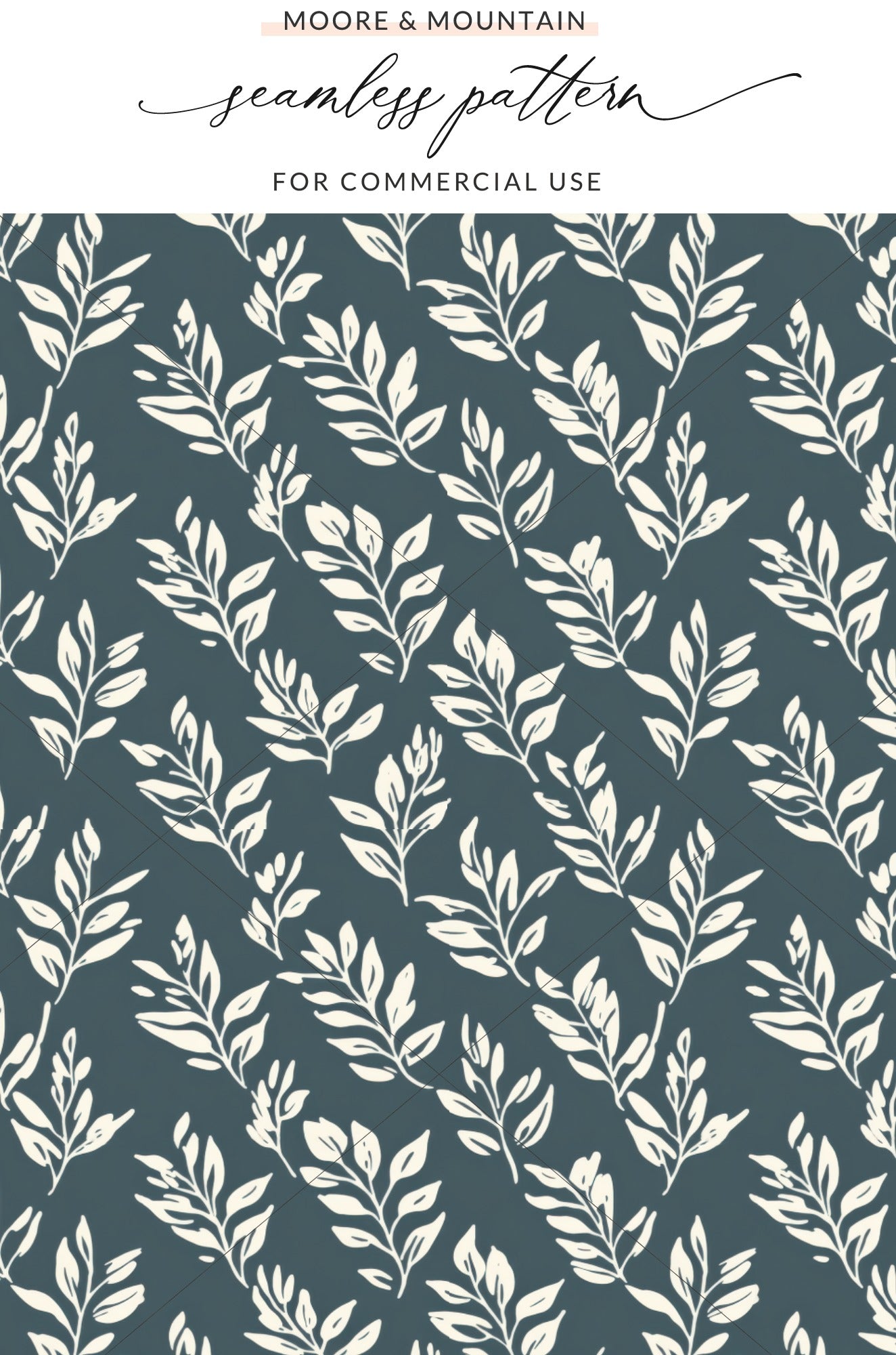 Elegant Floral Seamless Pattern for Commercial Use