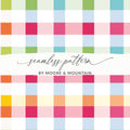 Colorful Checkered Seamless Pattern by Moore & Mountain