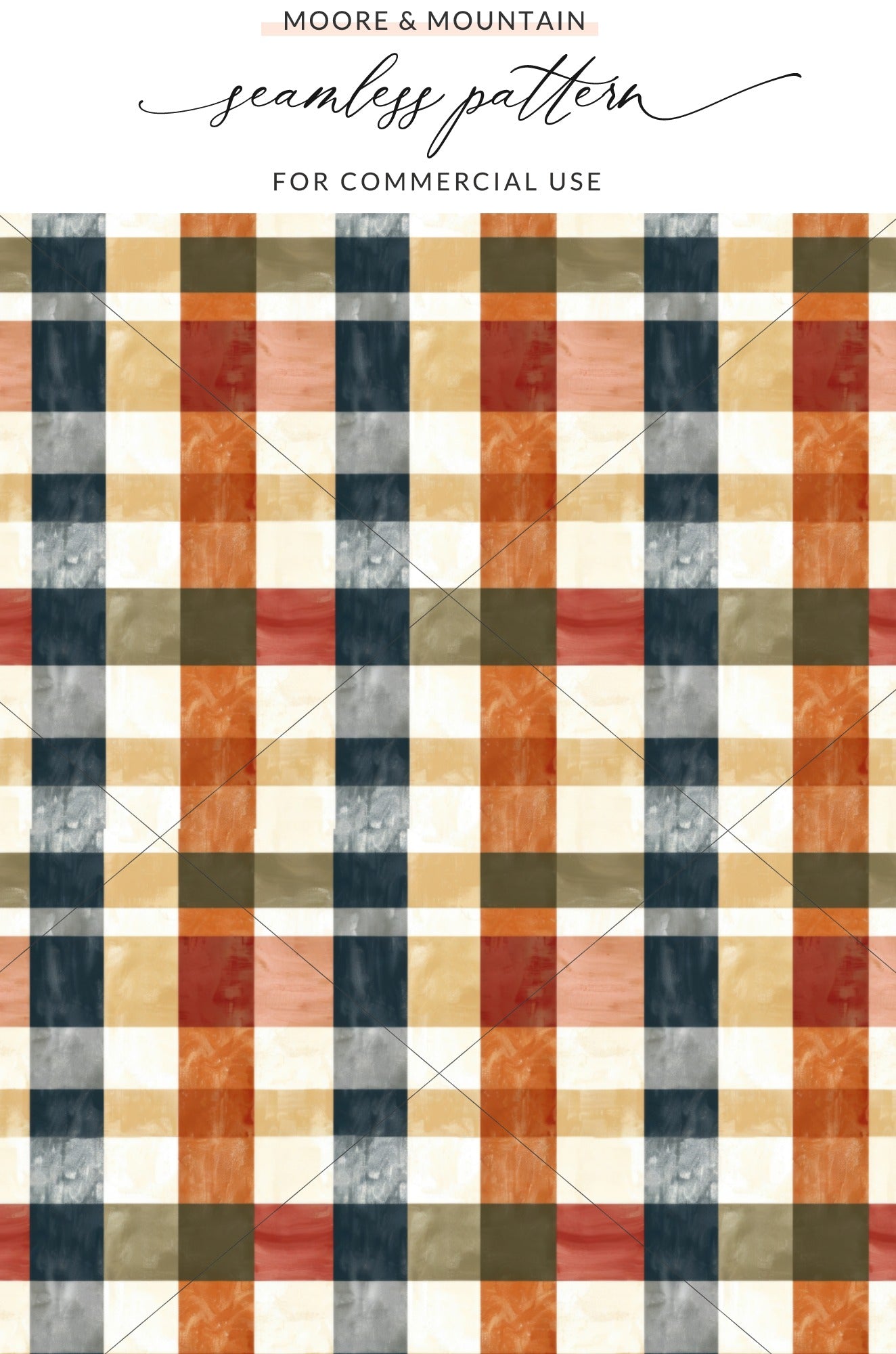 Seamless Plaid Pattern for Commercial Use product