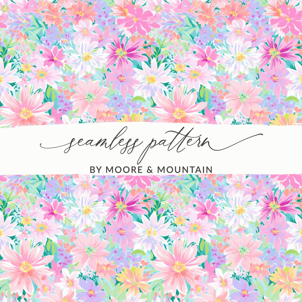 Gorgeous Floral Seamless Pattern for Crafting Projects