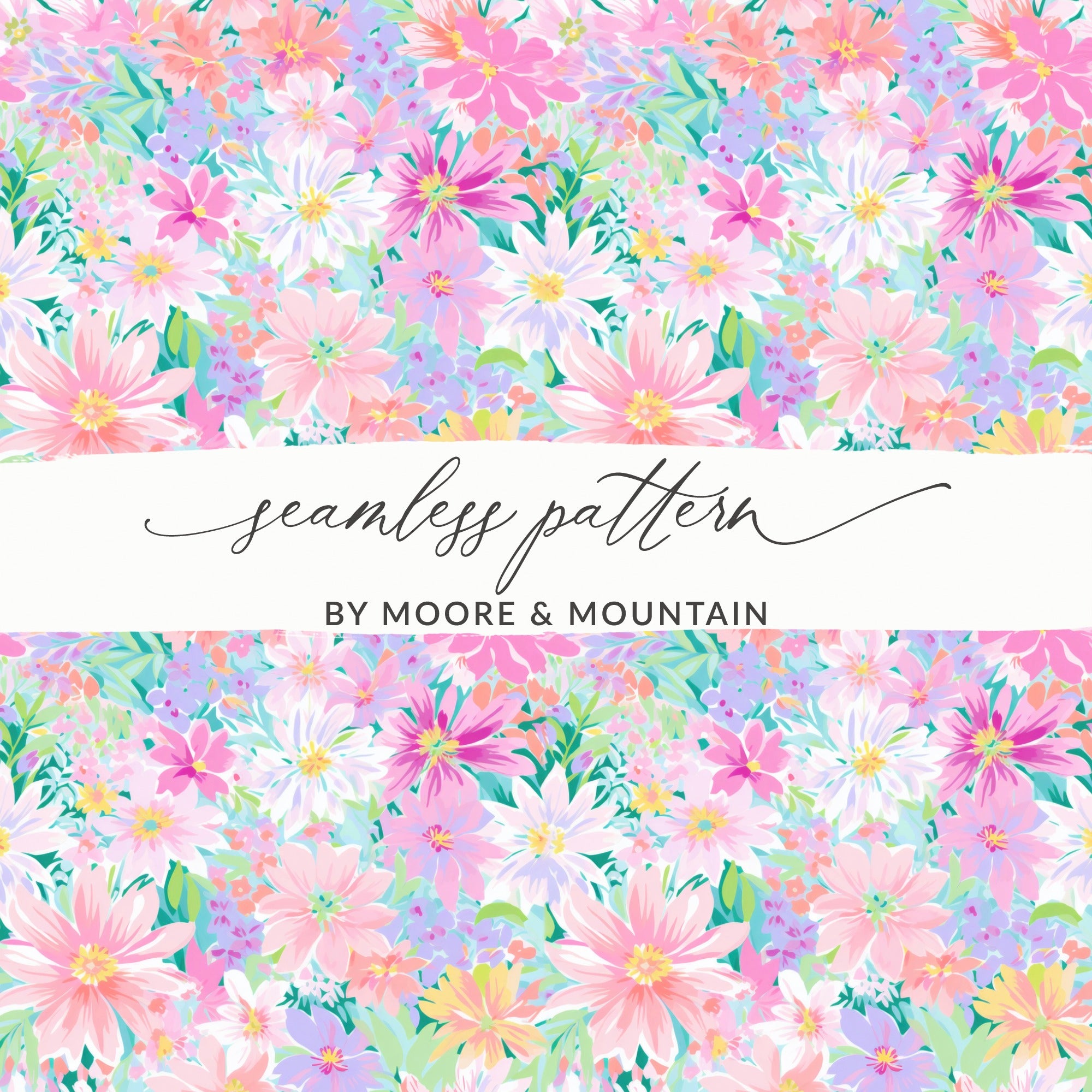 Gorgeous Floral Seamless Pattern for Crafting Projects