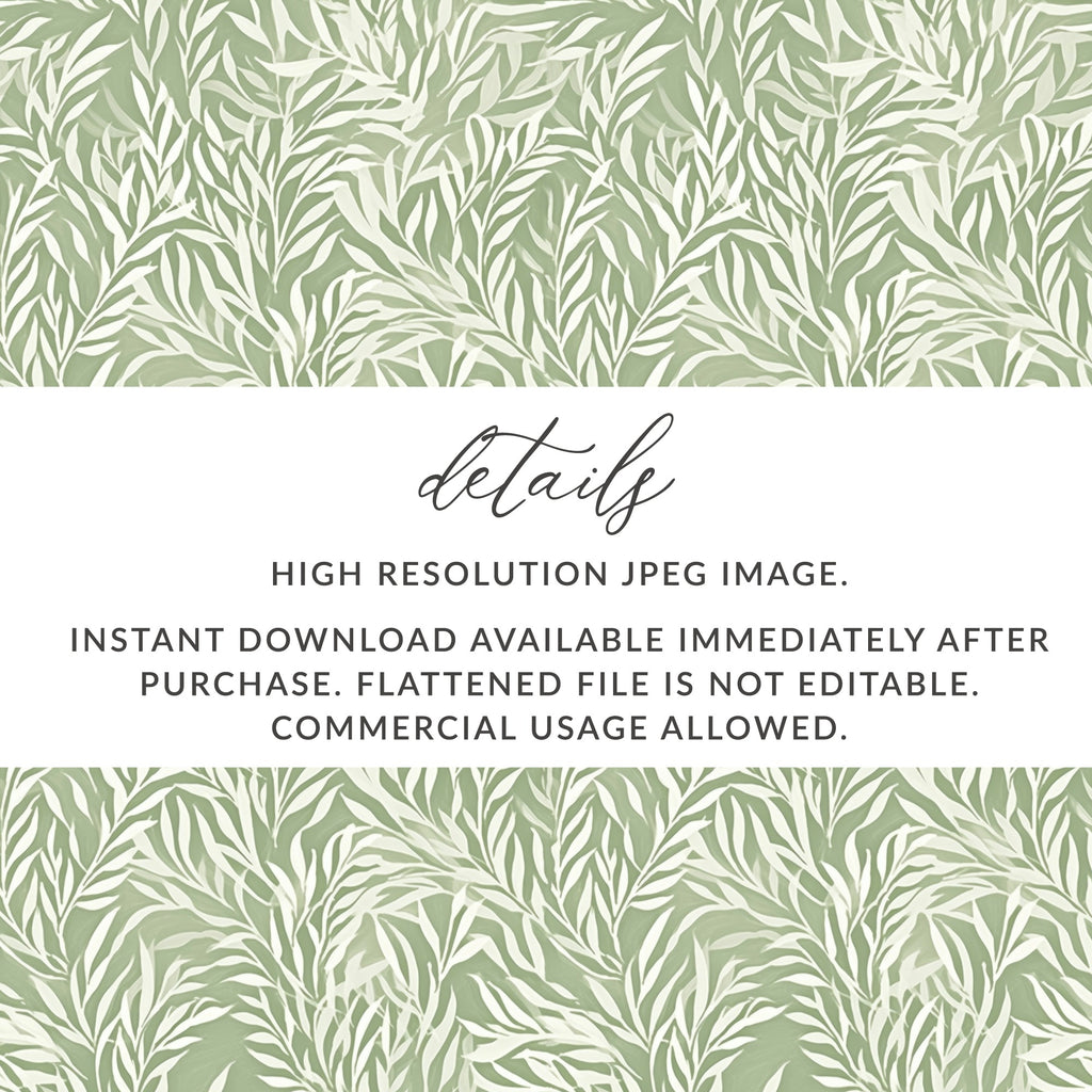 Green Leaf Pattern High Resolution JPEG Download
