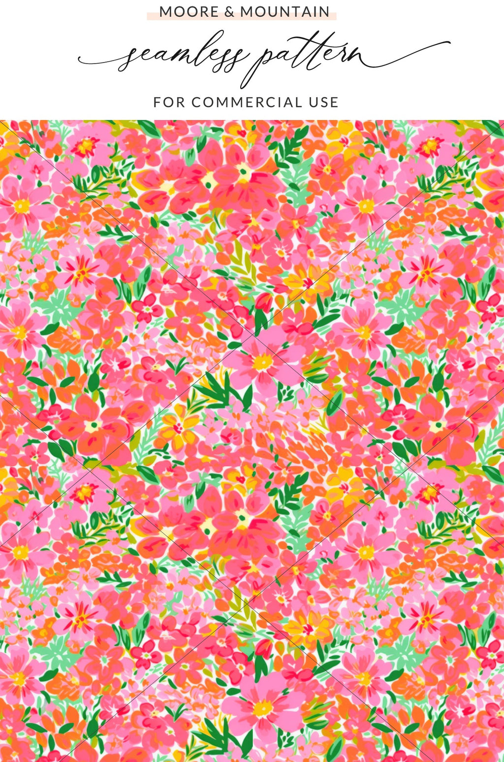 Floral Seamless Pattern for Commercial Use Design