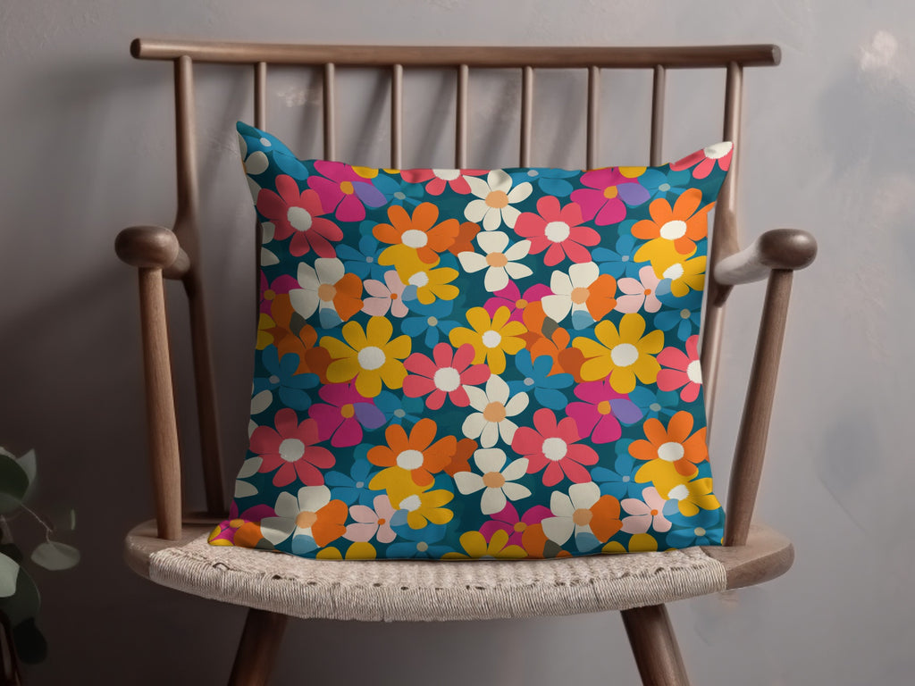 Retro Floral Design Bright Hues Pillow product type
Pillow
Cushion
Floral
Flower pattern
Retro design
Vintage style
Groovy flowers
Colorful print
Vibrant decor
Bright accent
Abstract floral
Home decor
Decorative pillow
Modern floral
Boho chic
Playful pattern
Pop art flowers
Daisy print
Spring decor
Summer vibes