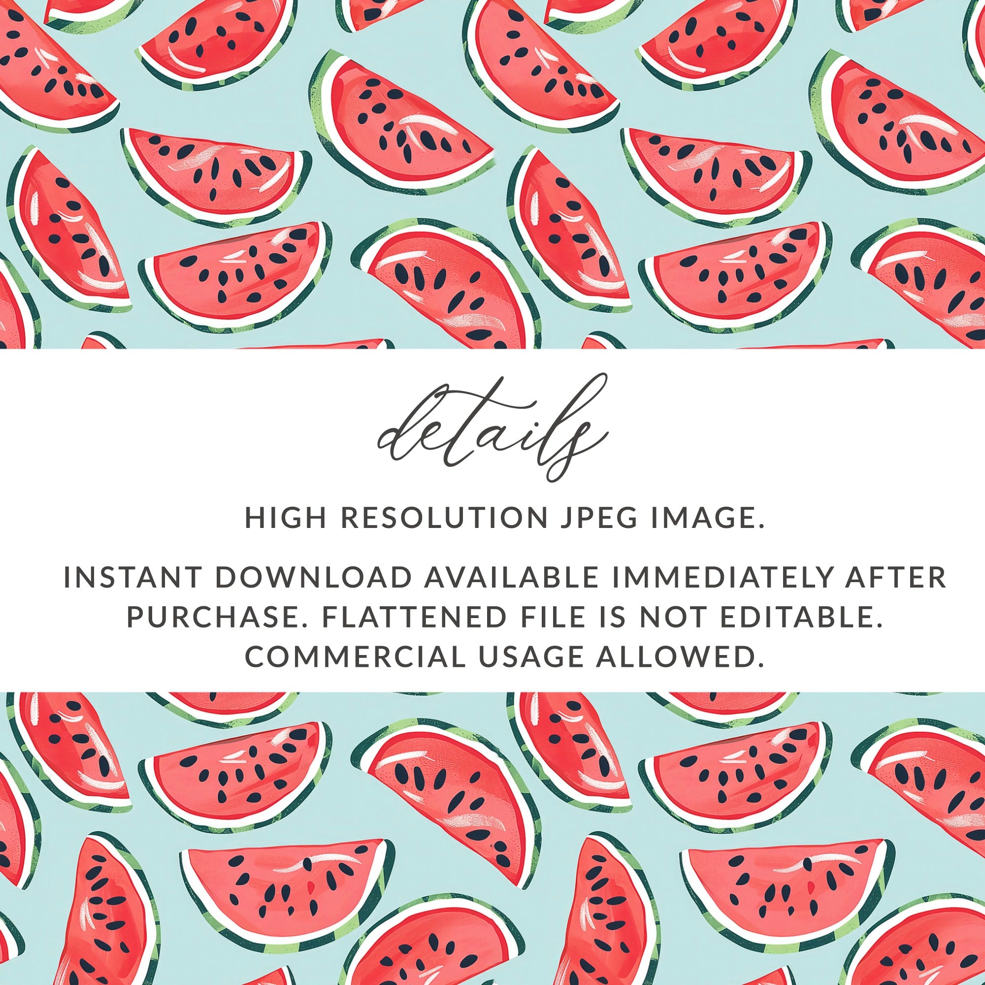 Watermelon Pattern High Resolution JPEG Image Download
