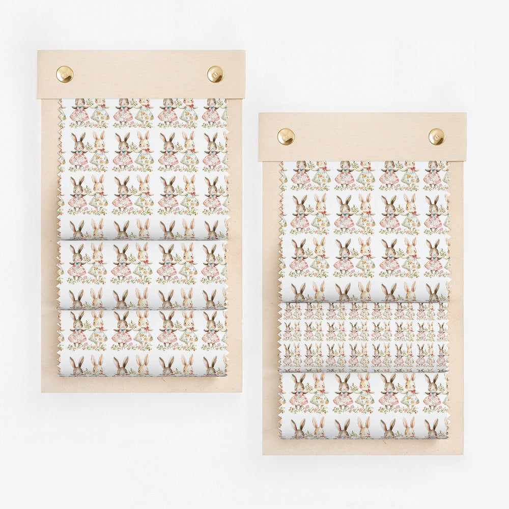 Sweet bunnies floral watercolor pattern product type