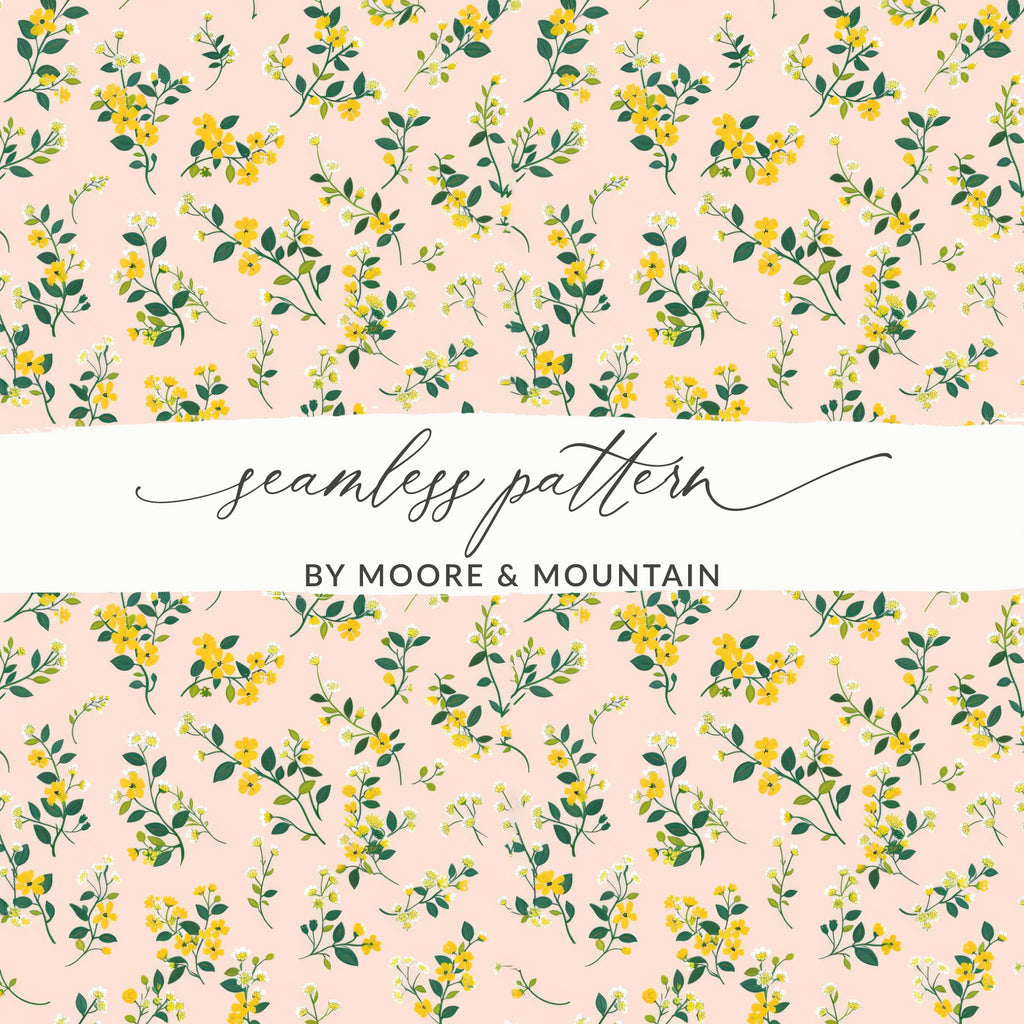 Seamless Floral Pattern by Moore & Mountain Design