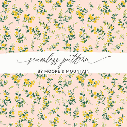 Seamless Floral Pattern by Moore & Mountain Design