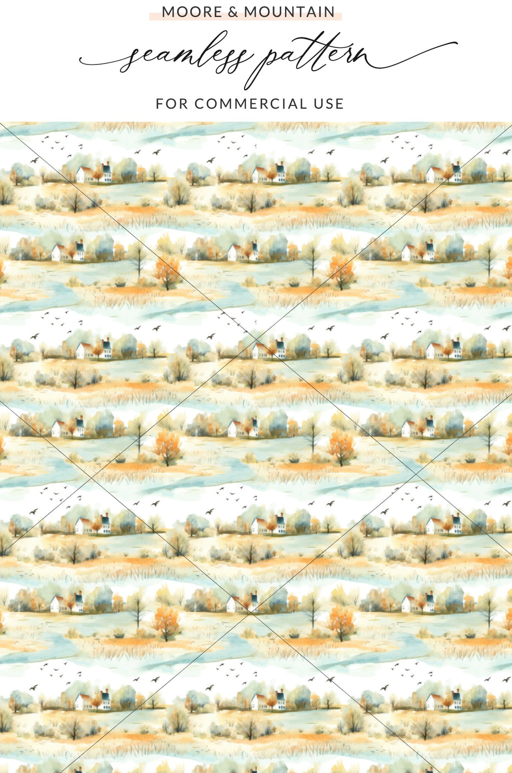 Seamless Patterning of Moore and Mountain Design