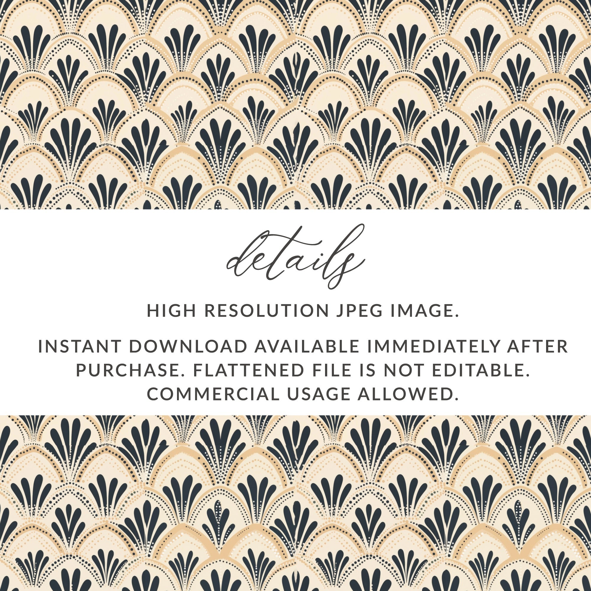 High Resolution JPEG Instant Download Pattern Design