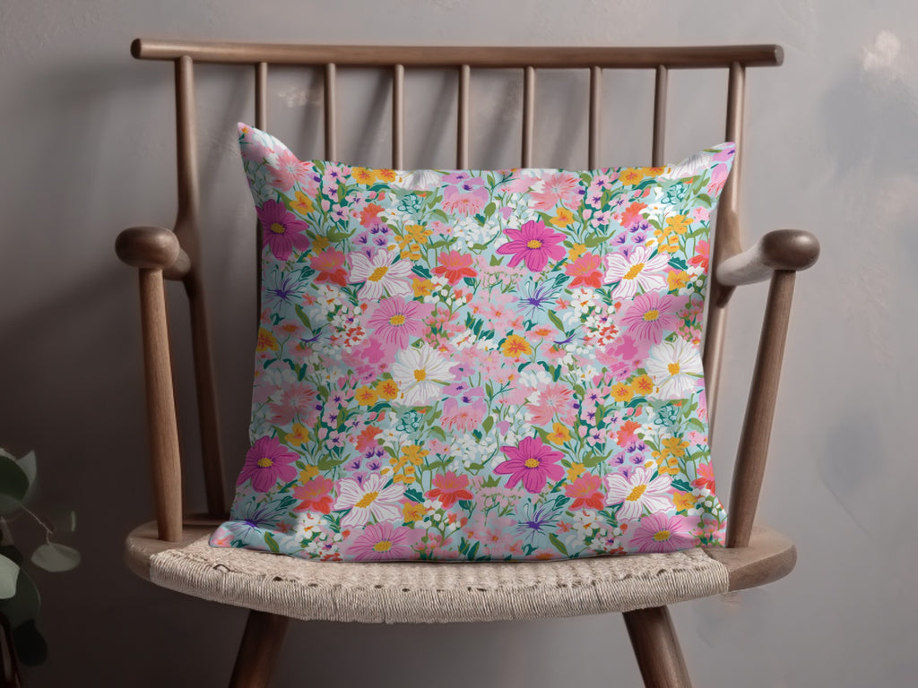 Colorful Floral Pattern Decorative Cushion product