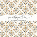 Elegant Gold and Black Seamless Pattern Design