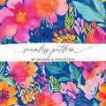 Vibrant Floral Seamless Pattern by Moore & Mountain Design