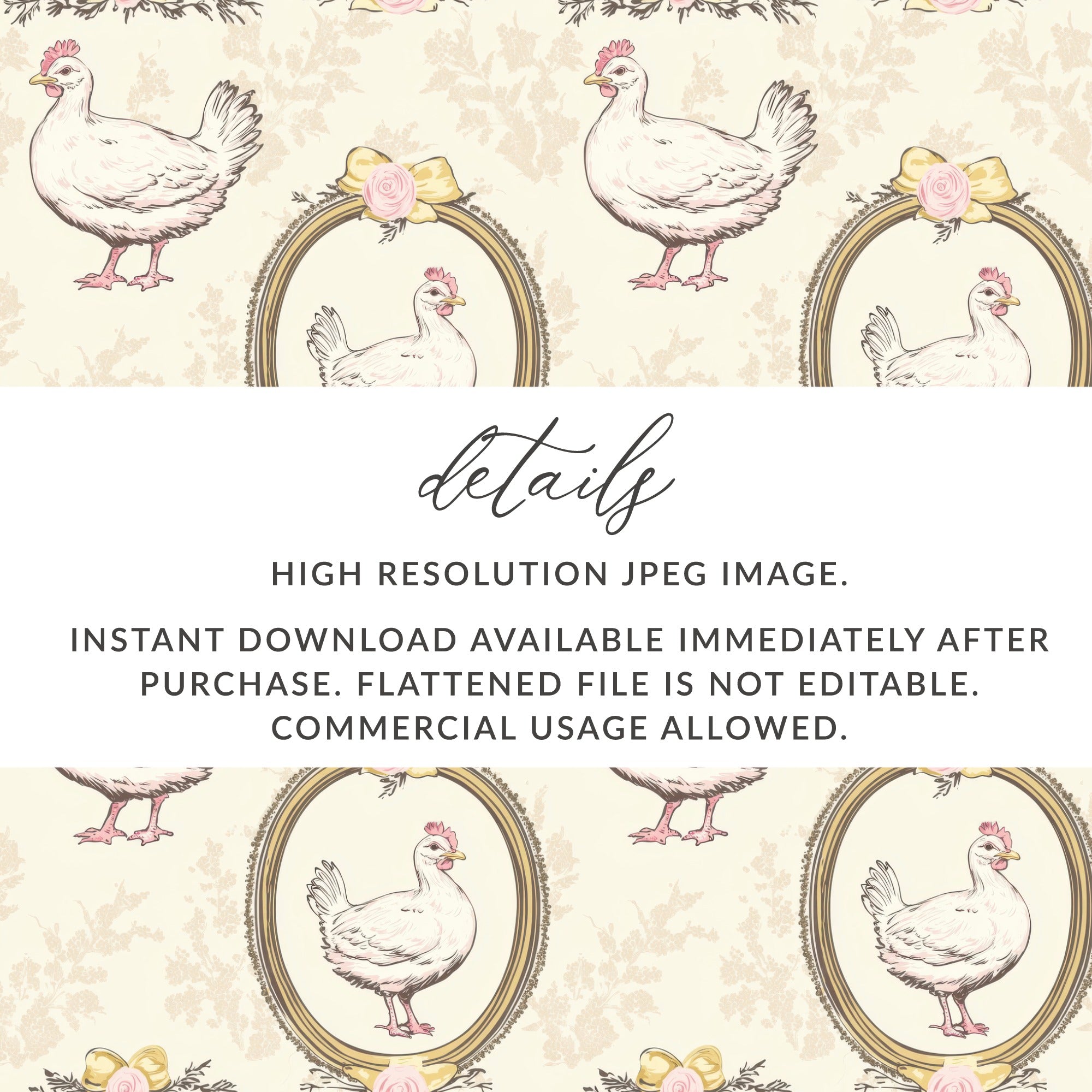 High Resolution JPEG Image of Chickens Downloadable Art