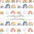 Little Miracle Rainbow Seamless Pattern by Moore & Mountain