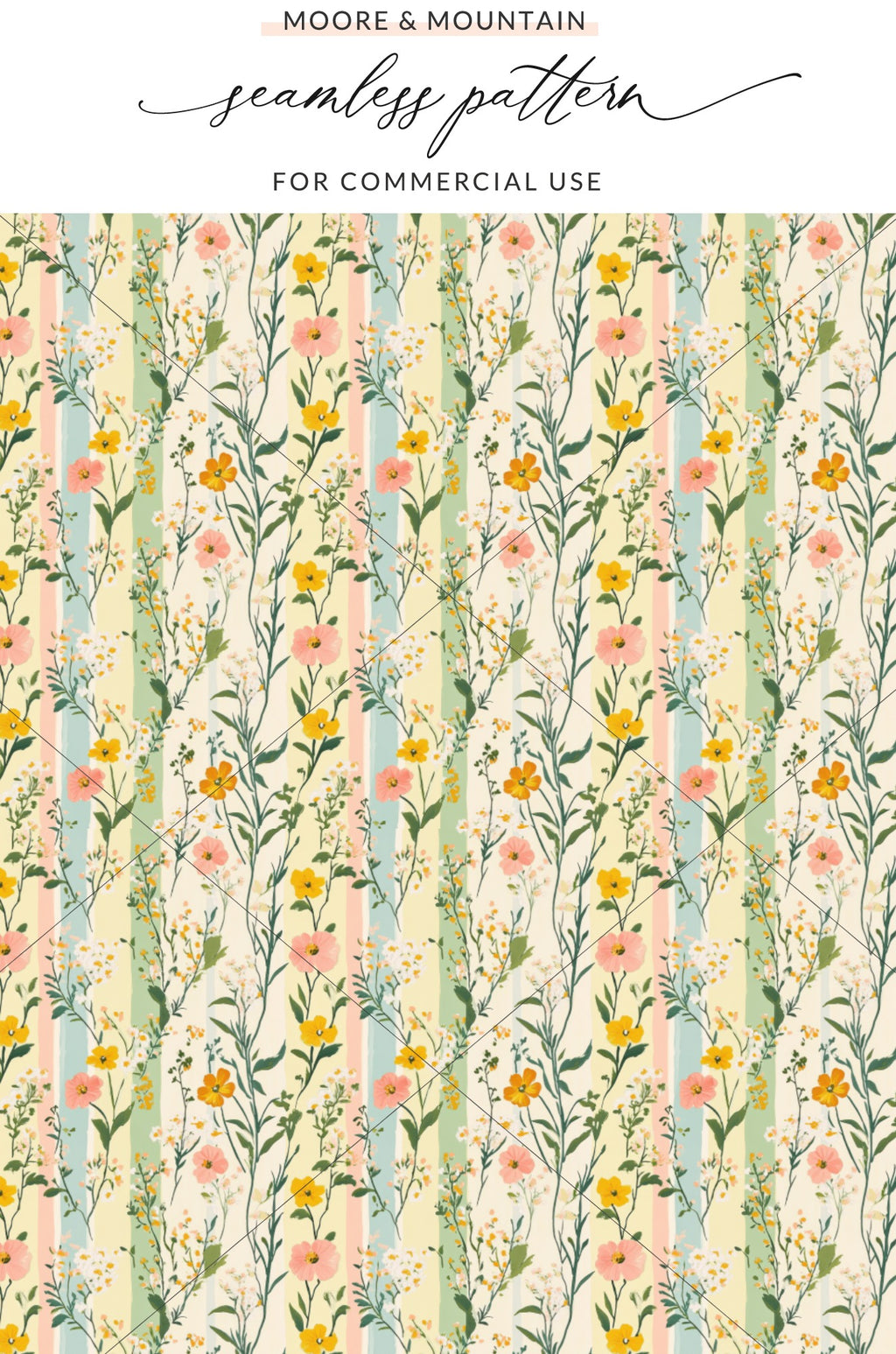 Seamless Floral Pattern For Commercial Use Pattern