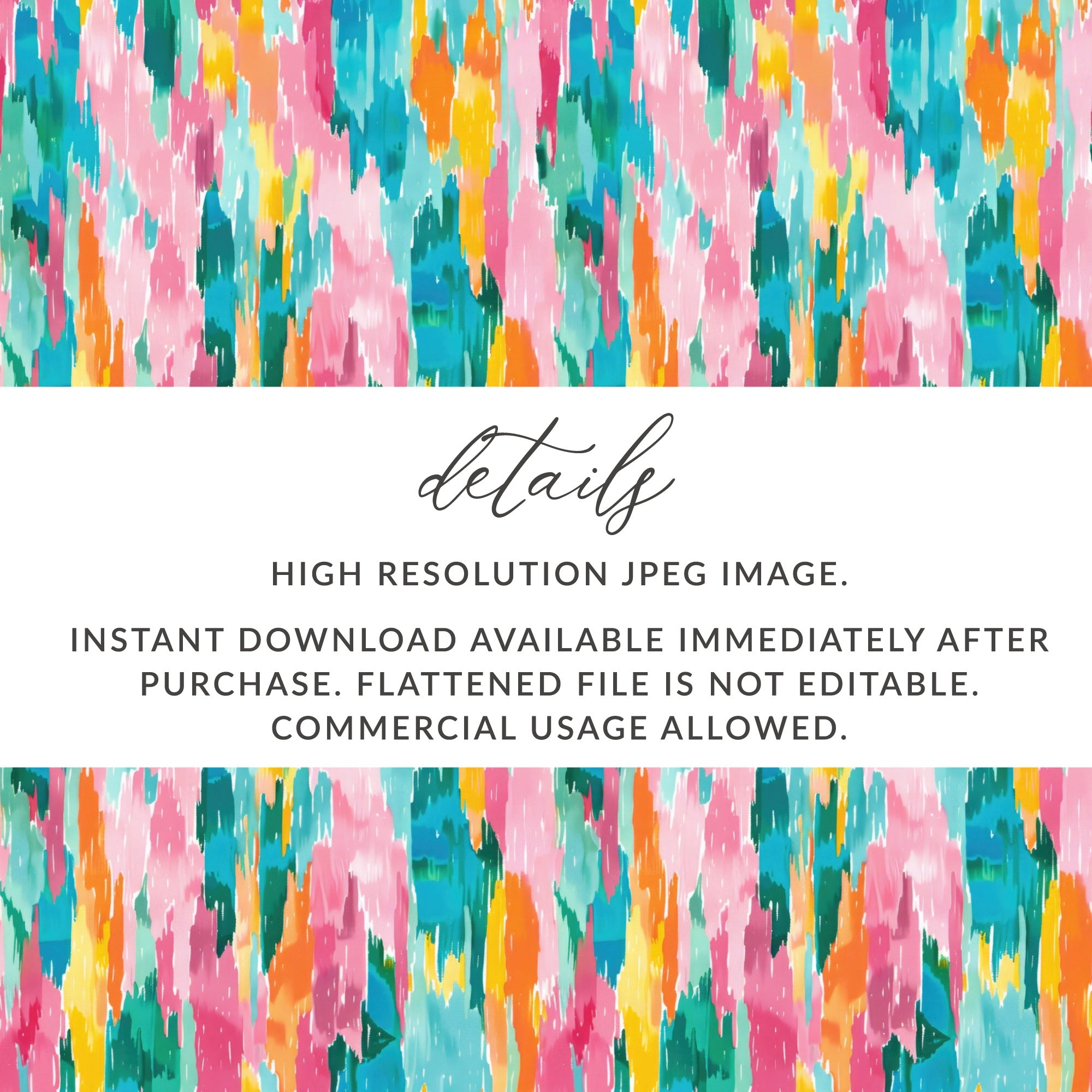 Colorful Abstract Brush Strokes High Resolution JPEG Image