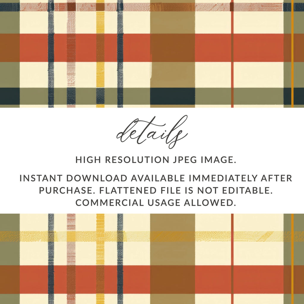 High Resolution Plaid Pattern Instant Download File