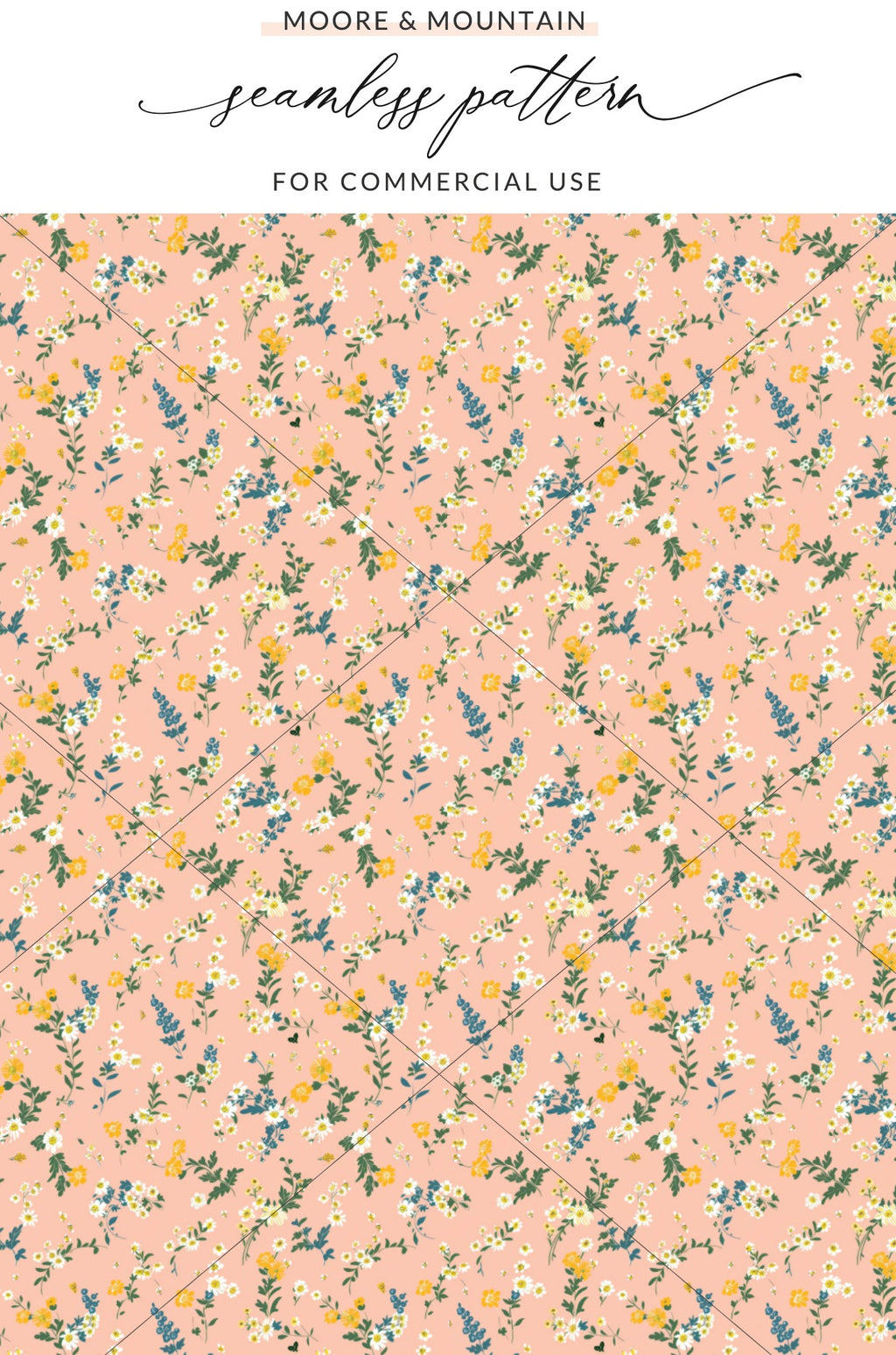 Floral Seamless Pattern for Commercial Use Design