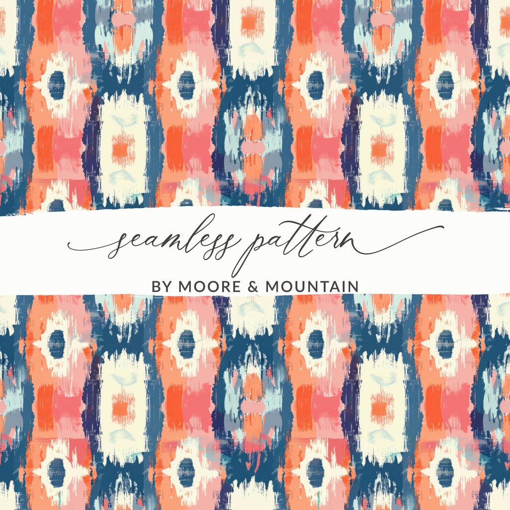 Colorful Abstract Seamless Pattern by Moore & Mountain
