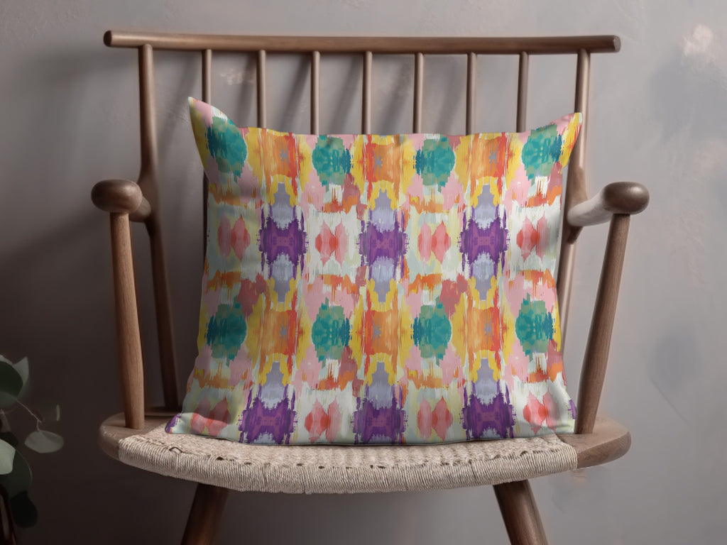 Colorful Geometric Pattern Decorative Pillow Product