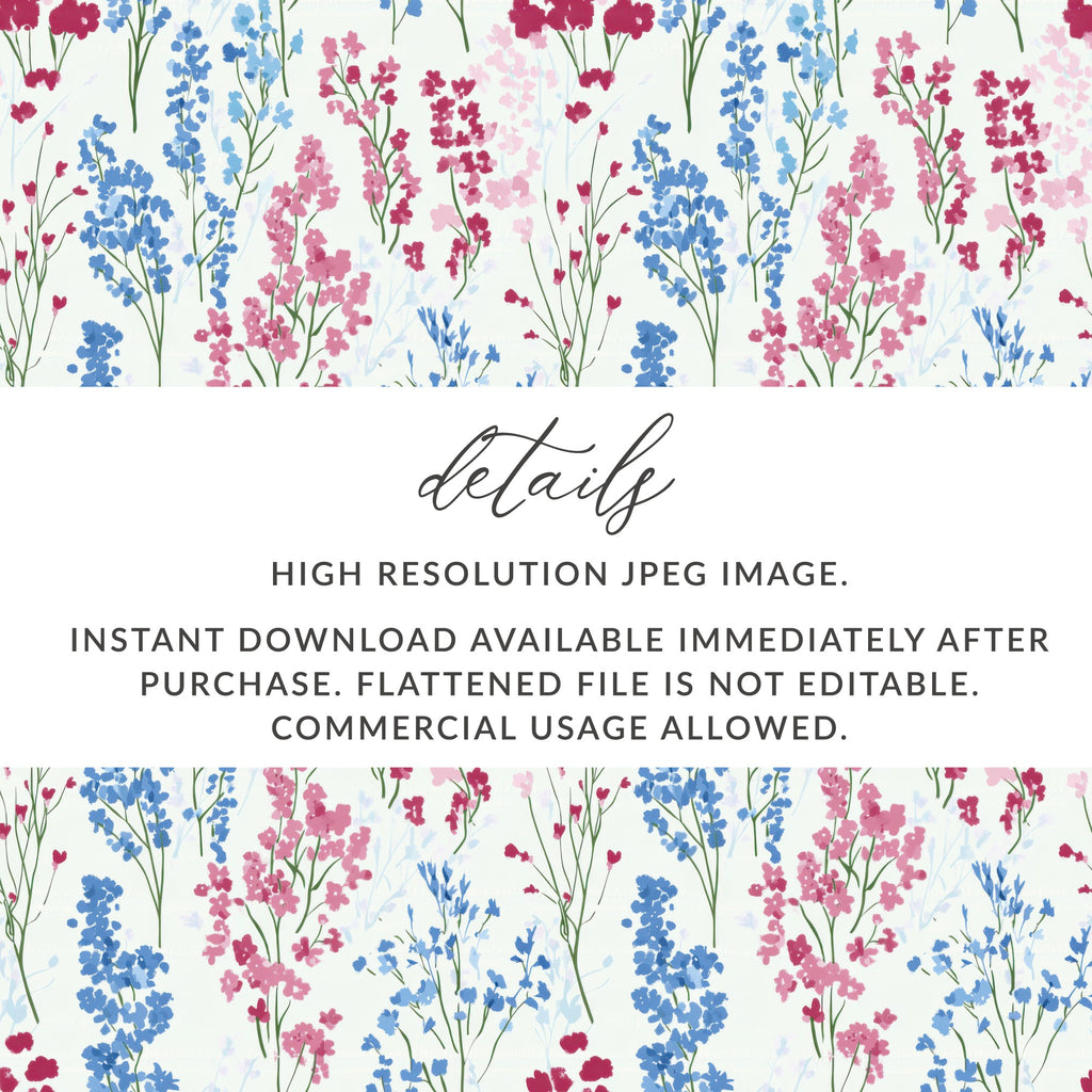 High Resolution Floral Pattern Instant Download Image