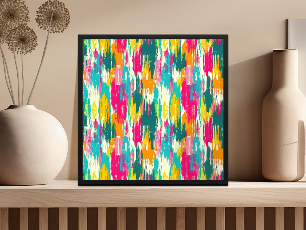 Colorful Abstract Art Print for Modern Home Decor