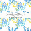 Colorful Floral Seamless Pattern by Moore and Mountain