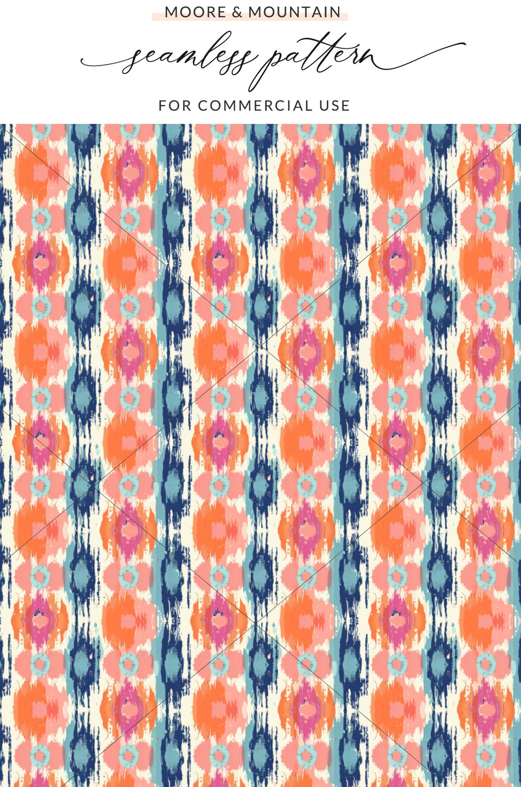 Vibrant Abstract Brushstroke Seamless Pattern for Use
