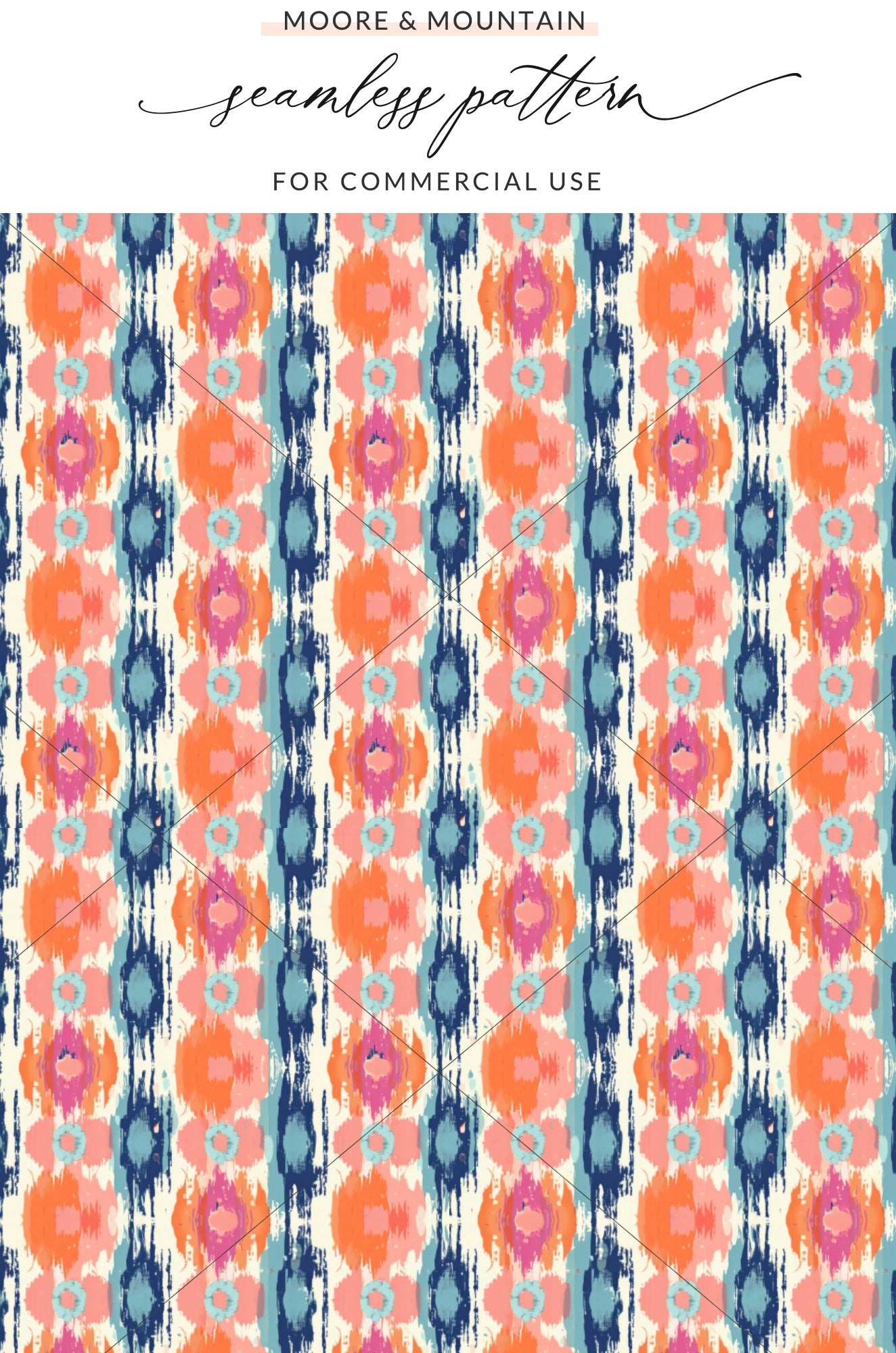Vibrant Abstract Brushstroke Seamless Pattern for Use