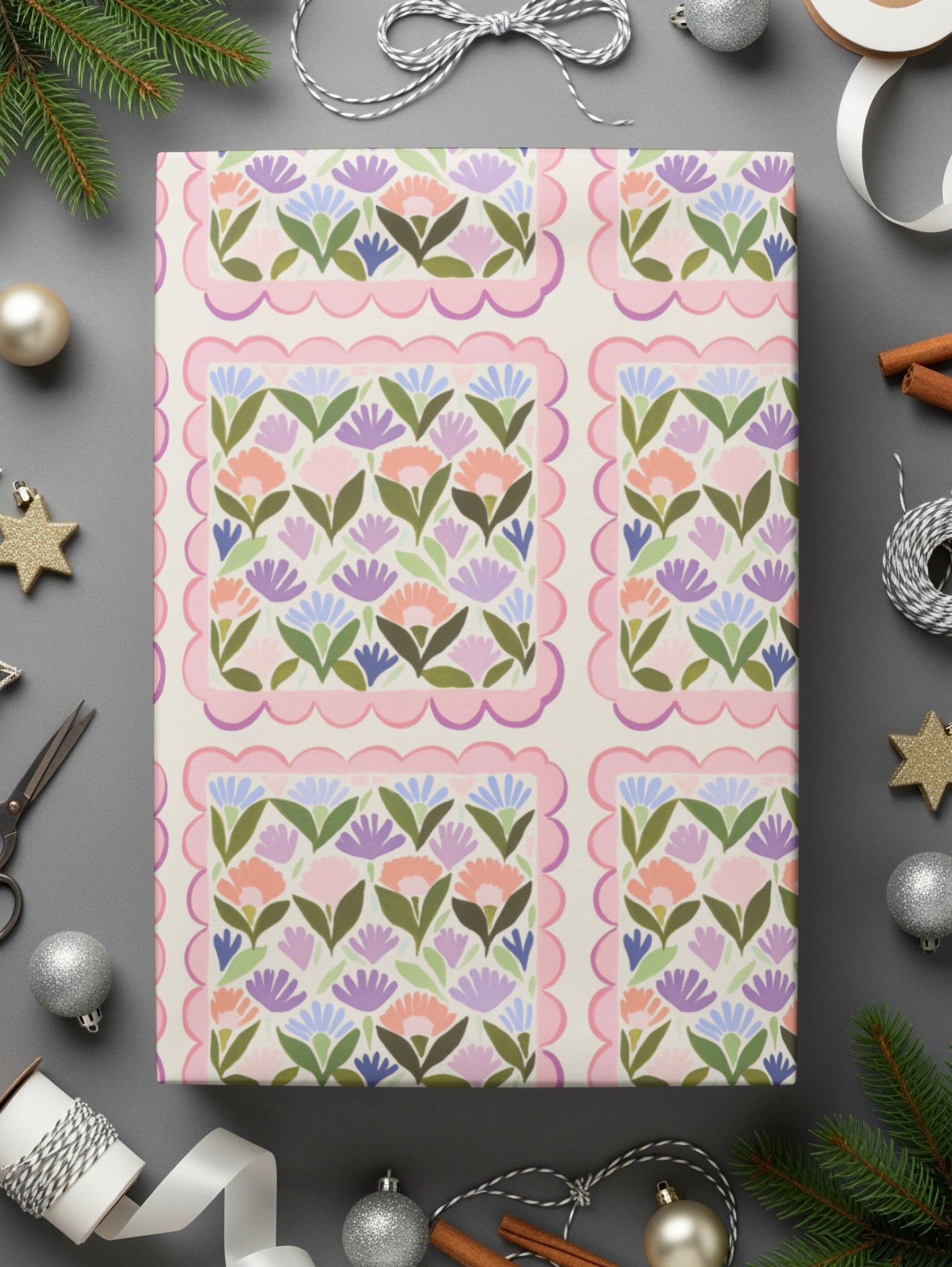 Floral and Nature Themed Gift Wrap Paper for All Occasions